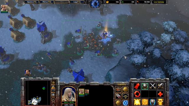 Warcraft III Reforged - Human Campain Chapter 9: "Frostmourne" - No Commentary - Eng sub смотреть онлайн
