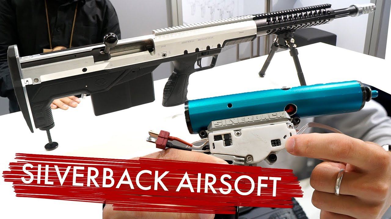 IWA 2018. Silverback Airsoft. HTI, MDR AEG, Новый гирбокс, глушитель Mk23