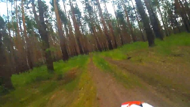 Поля, река, леса, падение :) Kayo 140, TTR 125, Kayo 170, Husqvarna, Yamaha смотреть онлайн