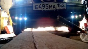 NEXIA N100 ДХО LED в заглушку ПТФ