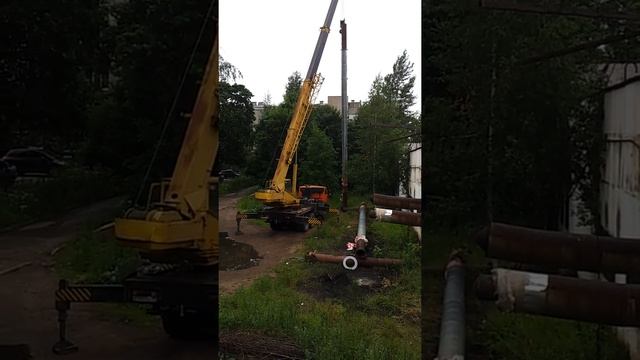 Замена дымовой трубы ЦРБ смотреть онлайн