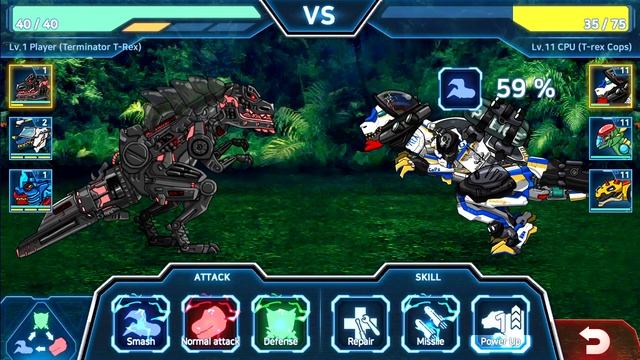 Team T-Rex - Dino Robot Battlefield | Eftsei Gaming смотреть онлайн