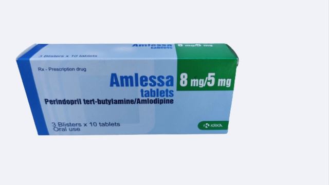 Amlessa 8mg/5mg Tablets Krka - Thuốc điều Trị Tăng Huyết áp