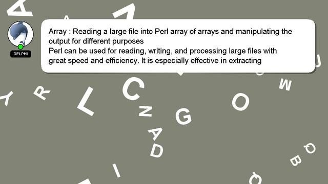 Array : Reading a large file into Perl array of arrays and manipulating the output for different pu смотреть онлайн
