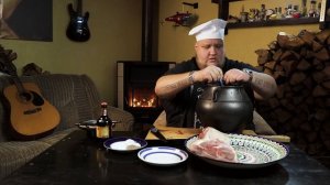 Свиные рульки в афганском казане