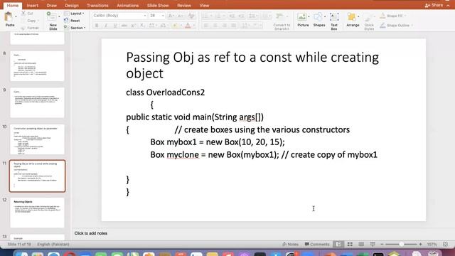 Passing object as parameter to a constructor смотреть онлайн