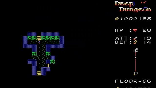 Deep Dungeon Adventure - MSX exploring game смотреть онлайн