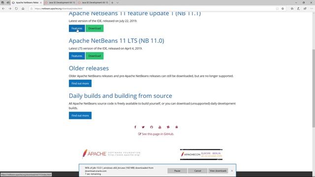 Learn Java Tutorial #2 - Download OpenJDK and Apache Netbeans смотреть онлайн