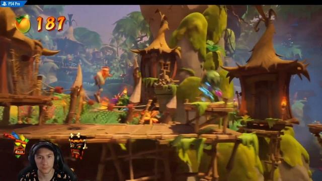 Crash Bandicoot 4: Все ящики (уровень 1-1 "Проснись и пой!") смотреть онлайн