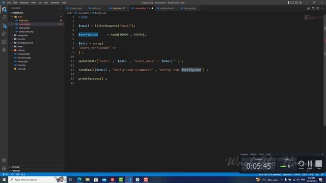 92 - Resend verification code ( Flutter & PHP & MYSQL Ecommerce Arabic) смотреть онлайн