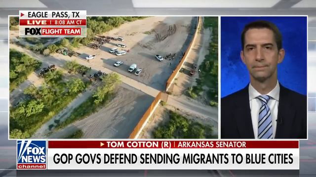 Sen. Tom Cotton: Biden presided over a slow-motion invasion смотреть онлайн