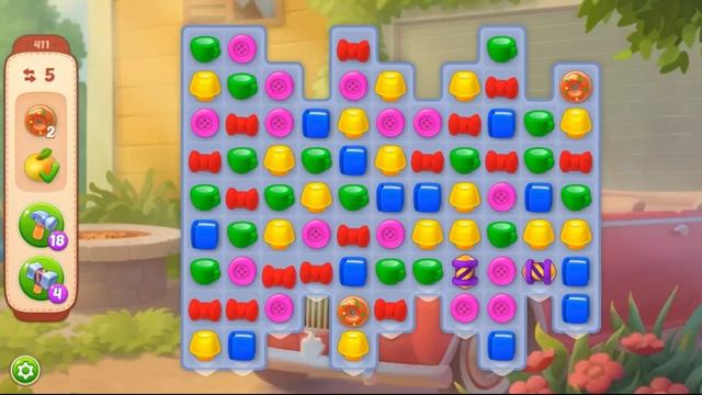 HomeScapes Дворецкий Остин #71 (уровни 409-414) Скамейка с Навесом Детское игровое Видео Let's Play смотреть онлайн