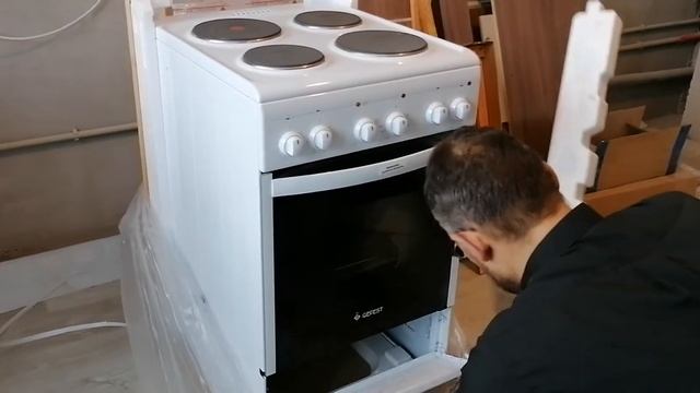 Распаковка - Плита электрическая Gefest 5140-01 0035 смотреть онлайн