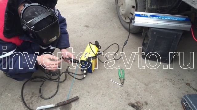 Отзыв преобразователь напряжения 12 220 TBF , подключение сварочного аппарата ( инвертор TBF ) смотреть онлайн