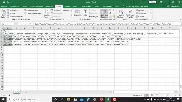EXCEL VBA INTERMEDIÁRIO 2020 DIVIDIR CSV EM COLUNAS смотреть онлайн