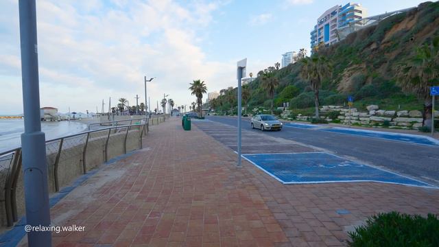 The Beauty of Israel in The Early Morning. a Walk Around the City of Netanya смотреть онлайн