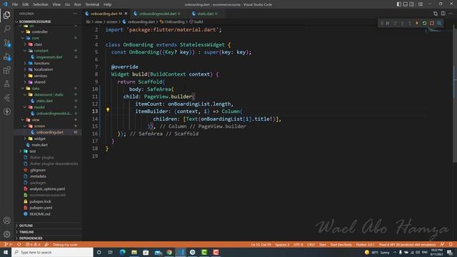 5 - onboarding part 2 ( Flutter & PHP & MYSQL Ecommerce Arabic) смотреть онлайн