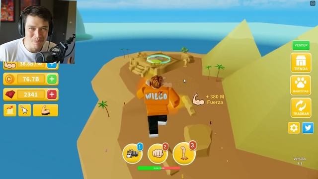 ¡CONSEGUÍ 999,999 DE FUERZA EN ROBLOX!!! ?? (GET HUGE SIMULATOR) смотреть онлайн