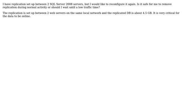 Removing Replication on SQL Server 2008 смотреть онлайн