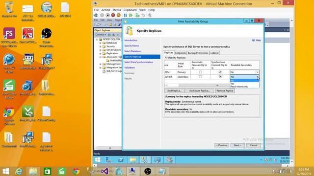 DBA Tutorial 163-How to Setup/Configure AlwaysOn Availability Group in SQL Server 2014 Step by Step смотреть онлайн