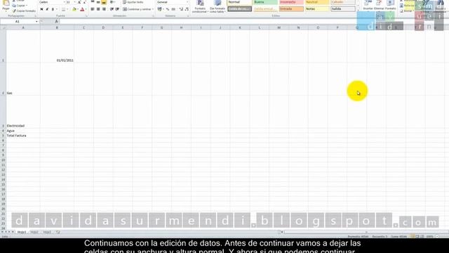 Curso Excel 2010 Básico en Español: Editar, Borrar, Seleccionar Celdas. Formatos de Celdas. смотреть онлайн