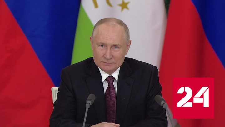 Рахмон получил орден из рук Путина - Россия 24