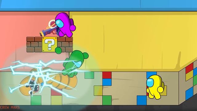 어몽어스 Vs Cursed CATNAP (POPPY PLAYTIME CHAPTER 3 ) - Crew Among Us Funny Animation Cartoon