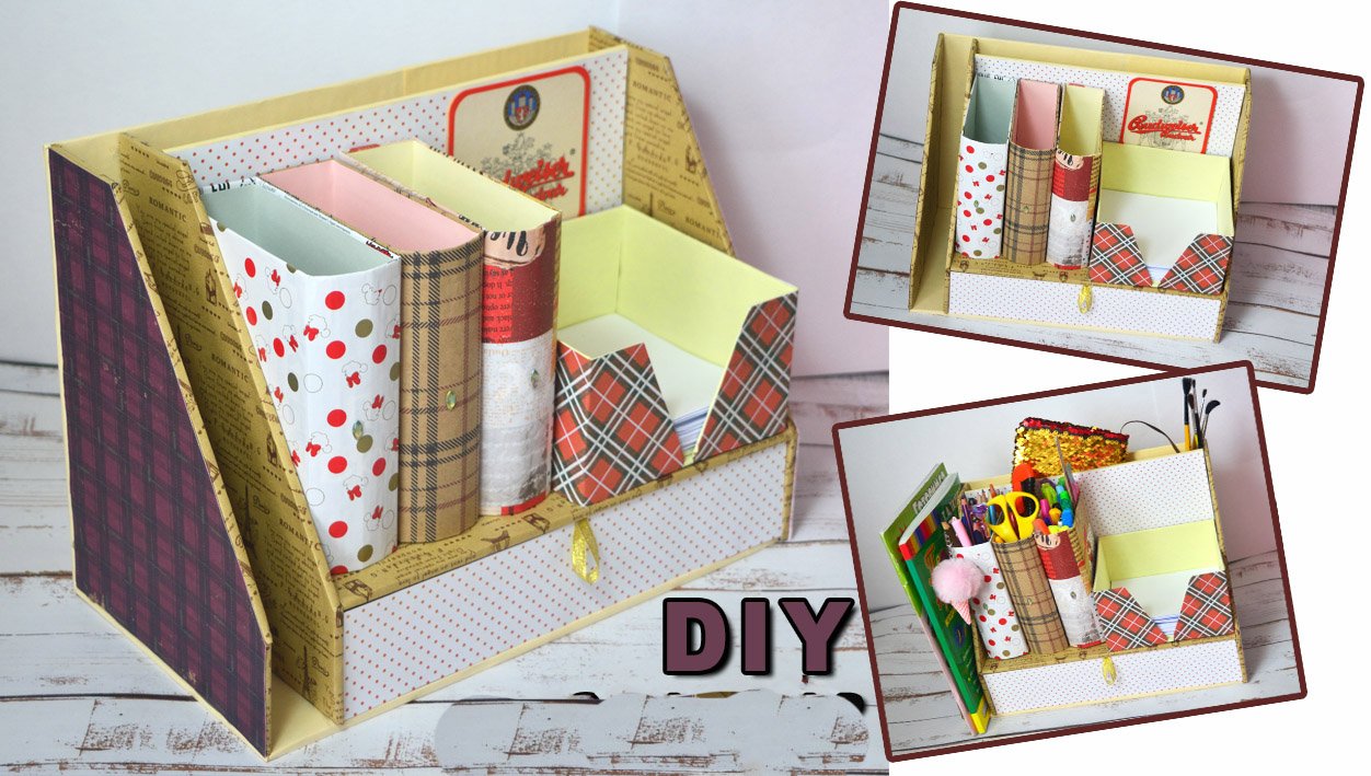 Дизайнерский органайзер для дома // Из картона своими руками смотреть онлайн