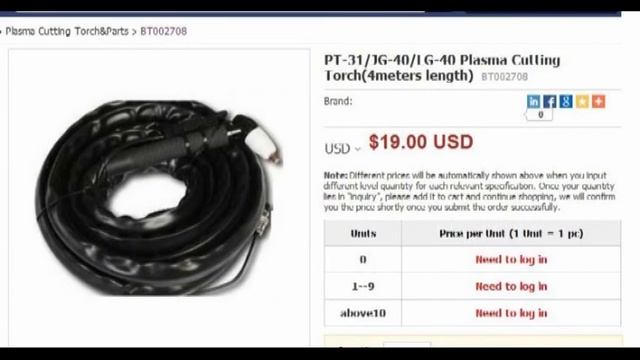 LG-40 plasma cutting torch смотреть онлайн