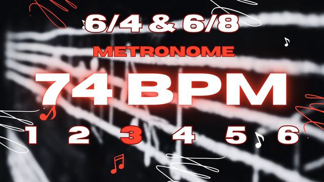 74 BPM - 6/4 & 6/8 Metronome смотреть онлайн