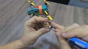 Вклейка магнитов в бесколлекторный мотор квадрокоптера