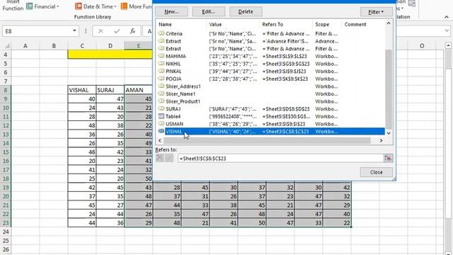 About Define Name In MS Excel | GIT Education смотреть онлайн