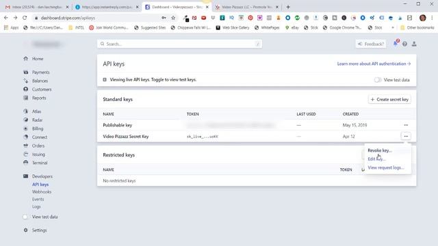 Stripe - Create or Change Secret Key - Stripe API - 2020 смотреть онлайн