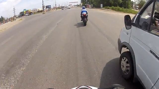 GoPro / GSX-R / 27 мая 2012 г. Тольятти Автозаводское ш. - Лесная смотреть онлайн