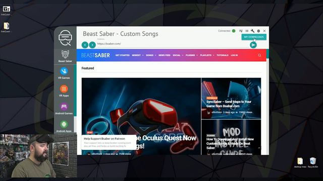 Oculus Quest // Beat Saber Custom Songs (easiest way with SideQuest, Windows, Mac and Linux) смотреть онлайн
