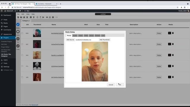 3D Photo Tile - WordPress Plugin смотреть онлайн