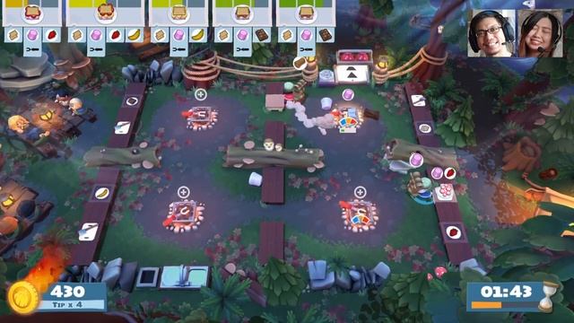 Overcooked 2: Campfire Cook Off 3-3 (4 Stars 2P Co-Op) Unlock Kevin 3 смотреть онлайн