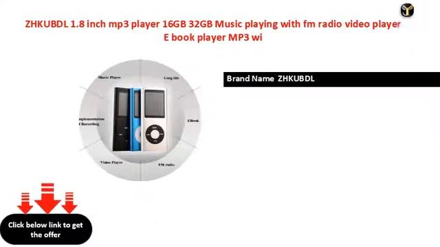 ZHKUBDL 1.8 inch mp3 player 16GB 32GB Music playing with fm radio video player E book player MP3 wi смотреть онлайн