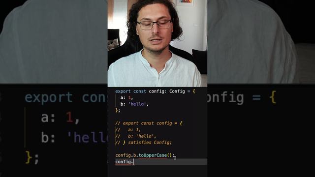 Оператор satisfies в TypeScript #typescript смотреть онлайн