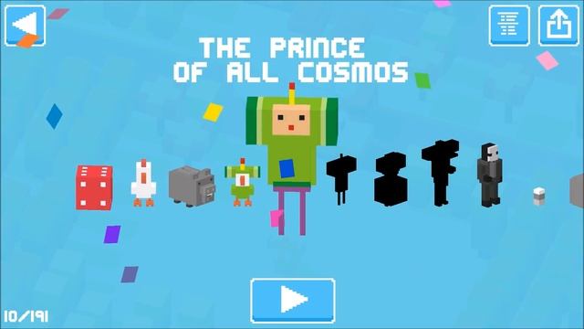 CROSSY ROAD Secret Characters | Princess, Queen, King of all Cosmos Unlock (Tap my Katamari Update смотреть онлайн