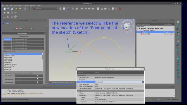01 Intro to Sketch Placement in FreeCAD: Normal To Edge смотреть онлайн