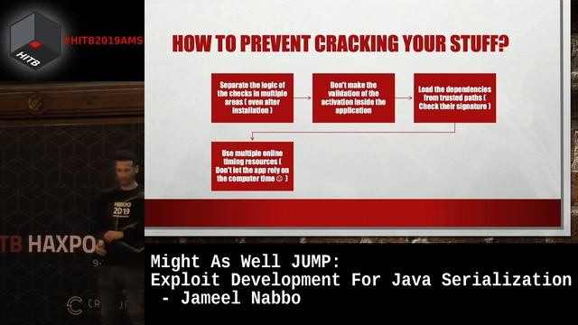#HITBHaxpo D2 - Might As Well JUMP: Exploit Development For Java Serialization - Jameel Nabbo смотреть онлайн