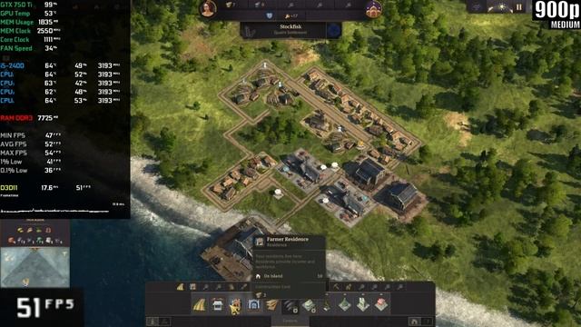 Anno 1800 Gameplay (GTX 750 TI | i5-2400 | 8GB RAM) смотреть онлайн