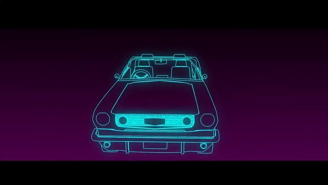 Car Wireframe Render