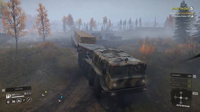 SnowRunner-ZIKZ 605R crushed the swamps in Island Lake(Gameplay Walkthrough)-Thrustmaster T300 RS G смотреть онлайн
