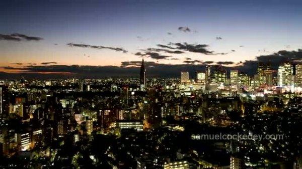 Tokyo en mode Time-lapse