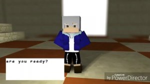 Undertale Minecraft Санс_Vs_Чара