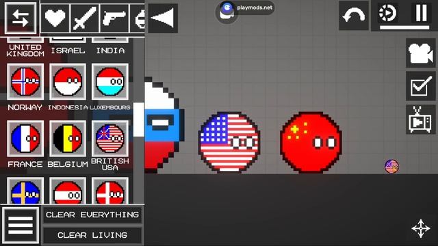 countryballs для мелон плейграунд(мод) смотреть онлайн