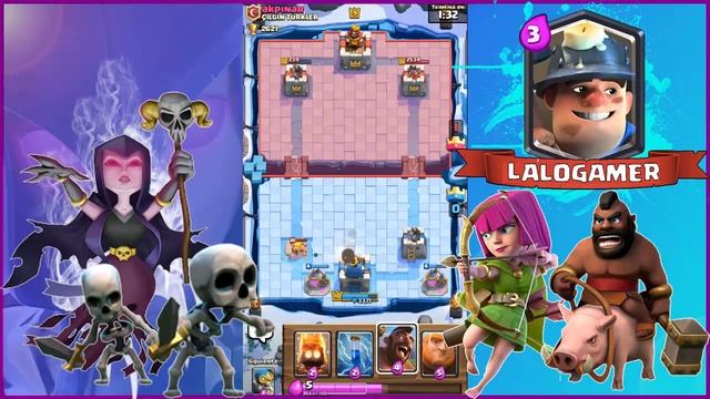 EL MEJOR MAZO CON RECOLECTOR DE ARENA 7 Y 8 | CLASH ROYALE | GAMEPLAY смотреть онлайн