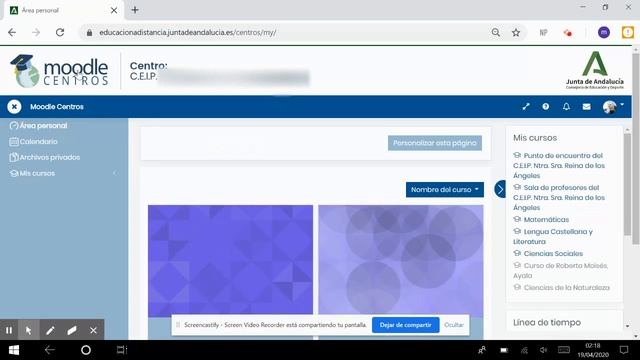 01 MOODLE CENTROS 1:Primer contacto con Moodle Centros смотреть онлайн